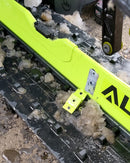 The Omega replaces the weak mounting blocks for a direct mount and through bolt integration.